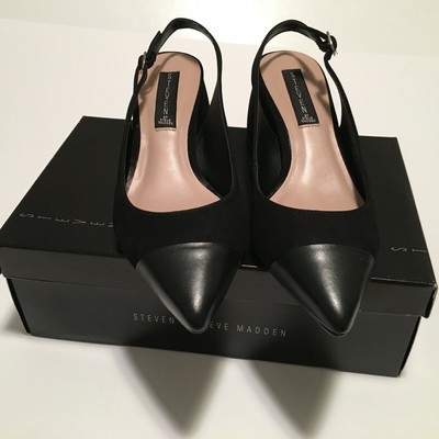 steven by steve madden agent suede slingback pumps