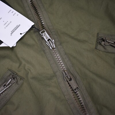 NWT $1440 UNDERCOVER Jun Takahashi Olive Full Zip Parka Coat Men's