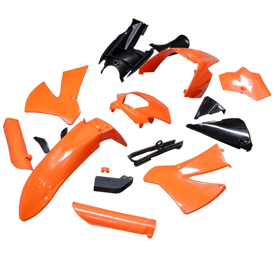 Kit de carenado de guardabarros de plástico KTM naranja para 2003-2012 SX 85 Foto 2 de 4