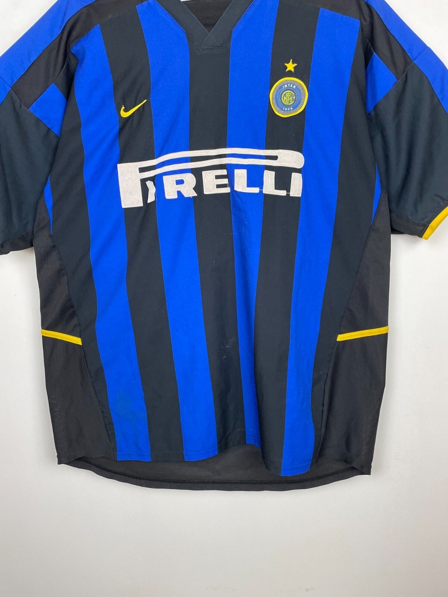 Inter Milan 2002-2003 Home Jersey Size XL | eBay
