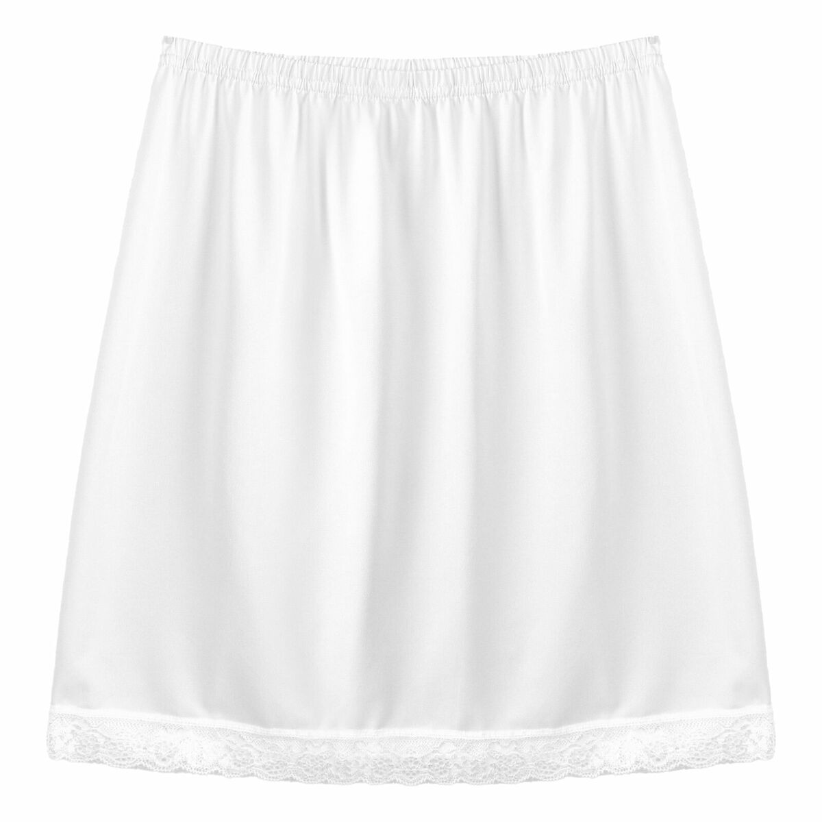 Women Commuter Office High Waist Petticoat Half Slip Skirt A Line  Underskirt 16