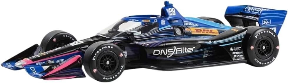 GREENLIGHT - INDYCAR DNSFILTER #28 ROMAIN GROSJEAN - 1/18 - GREEN11223