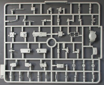 Takom 1/35 Scale Hetzer Early Production - Parts Tree N from Kit No. 2170