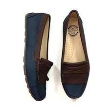 Driver Club USA Allentown Loafers Navy Nobuck Big Boys 5