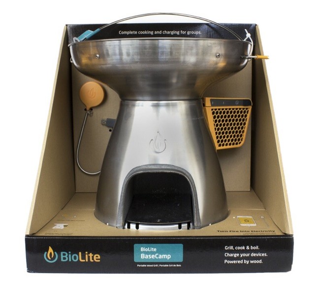 Biolite Basecamp Wood Burning Stove W Integrated 2200mah Battery 5v USB