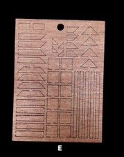 Bausatz Furnier Teile Für Versailles Boden Für  Puppenhaus 1:12 Miniaturen 