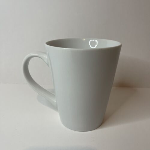 STARBUCKS 2013 Mug 12 oz Coffee Cup White Gold Winter Fir Holiday Christmas Tree - Picture 3 of 5