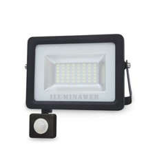 Foco proyector Negro 10w LED, Luz Blanca…
