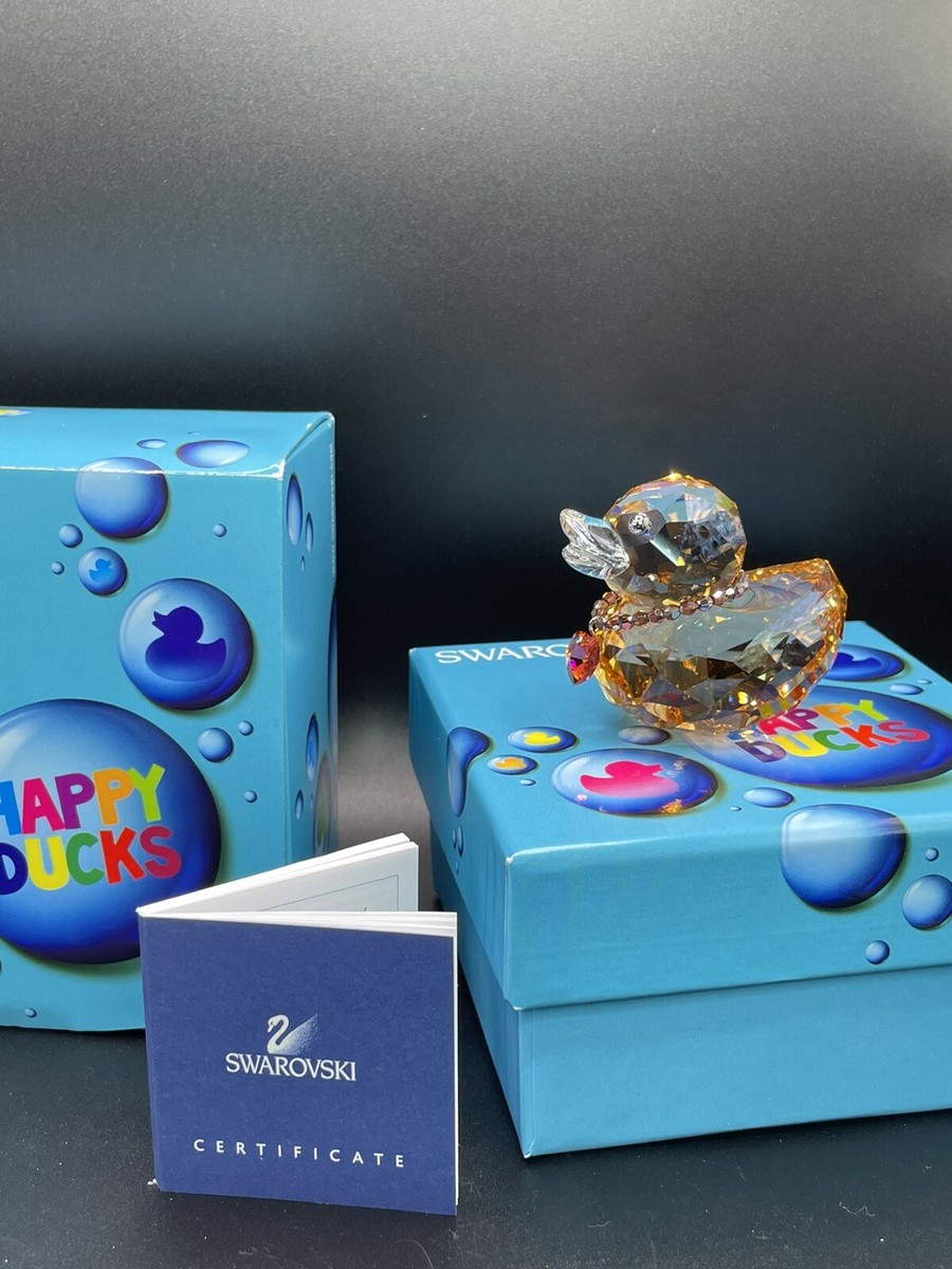 Swarovski Happy Chloe Duck 置物 Swarovski Crystal Happy Ducks Chloe #1041293 NIB | eBay
