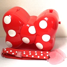 Tokyo Disney Popcorn Bucket Minnie Mouse Red Ribbon Limited Japan Resort TDR TDL