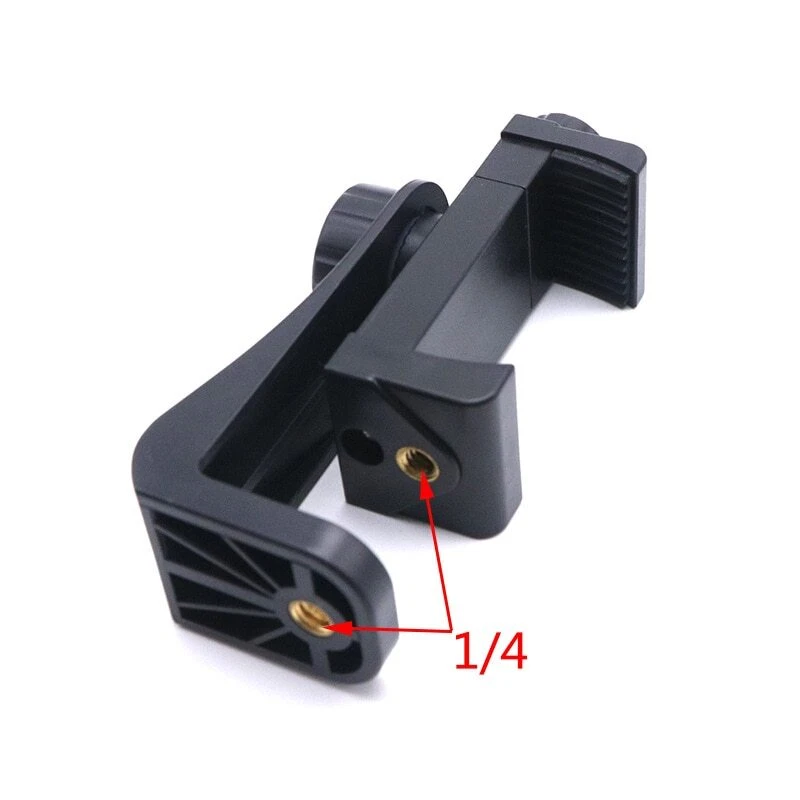 Universal Smartphone Tripod Stand Holder Cell Phone Clip Mount Adapter support - image 4 of 4