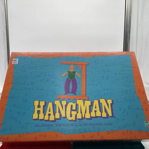 Milton Bradley Hangman Game Hasbro Vintage 1999