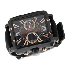 Analog Chronograph Business Watch Rectangular Dial Chronograph Business Watch US