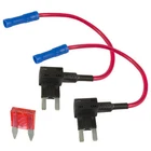2 x Add A Circuit Piggy Back Fuse Tap Mini Blade Fuse Holder ATM ATP 12V
