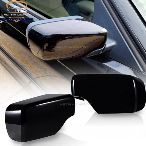 For 1998-2005 BMW E46 Sedan 3 Series 325i 330i Side Mirror Cover Cap Gloss Black