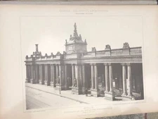 Baroque & Rococo Architecture German 198 of 200 plates (12.5" x 18.75") 3 Folios