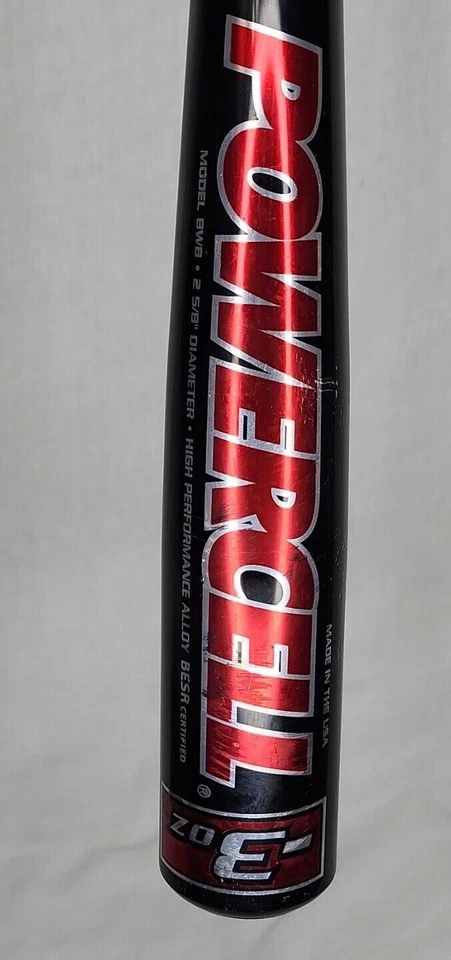 Bate de béisbol Worth POWERCELL /29 (-3) 2 5/8" aleación BESR bate de béisbol BW8 USADO Foto 4 de 4
