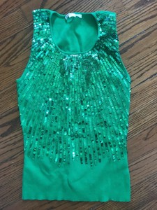 alice olivia sequin top