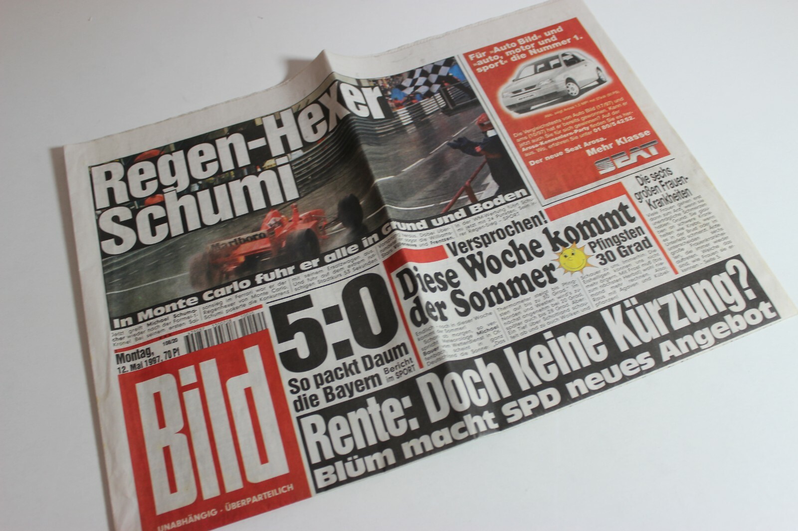 Journal BILDzeitung Du 22 Novembre 1955 - Édition Originale Axel Springer - Cadeau Vintage Pour Anniversaire (69 à 73 Ans)
