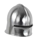 Medieval Armor Basic Sallet Helmet 18 Gauge Steel Wearable for Adult Halloween