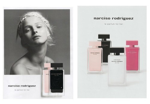 Publicité papier glacé + patch - For Her de Narciso Rodriguez N°3 recto verso - 第 1/1 張圖片