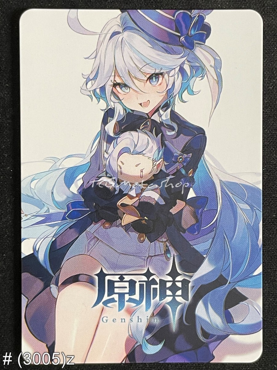 原神キャラクターカード　Furina 🔥 # 3005 Furina Genshin Impact Goddess Story Anime Card ACG | eBay