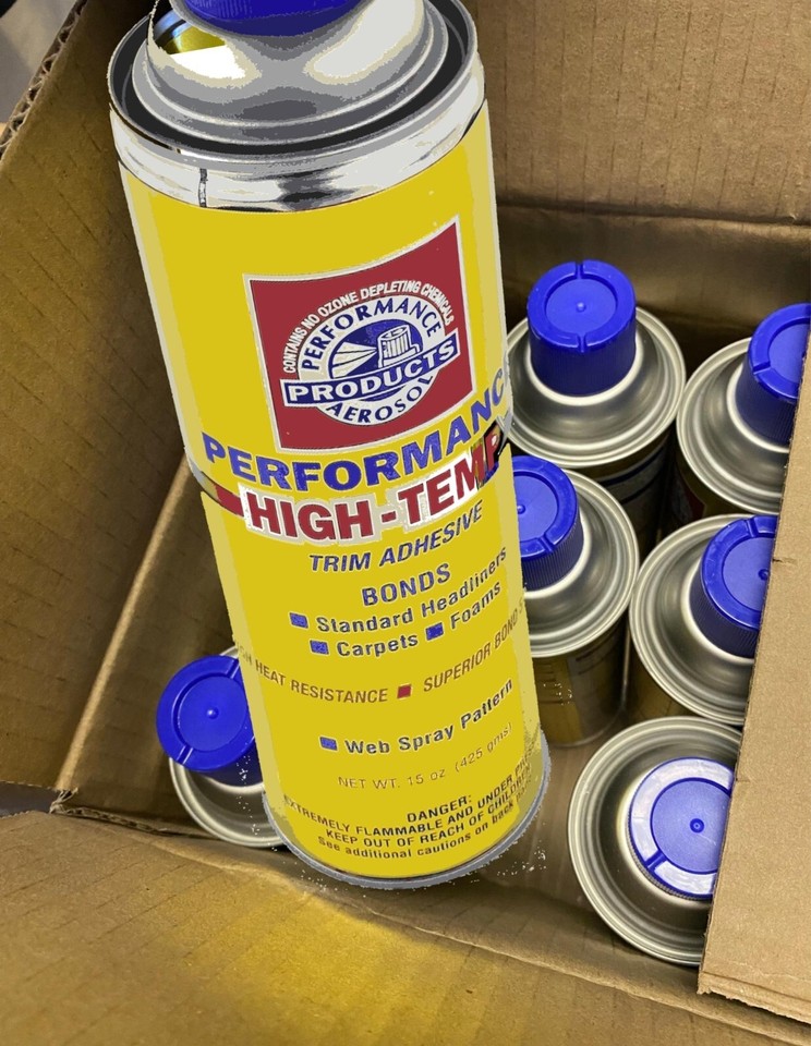 Performance High-Temp Contact Adhesive 12 Oz for Automotive Headliners ...