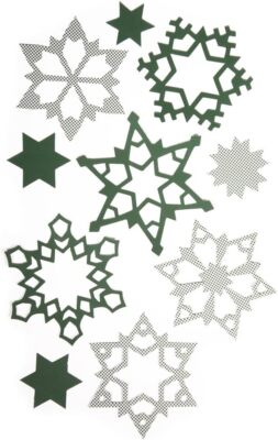 Papierstanzsterne Stella Mia, 10 St. sortiert dunkelgrün Rayher 71871448