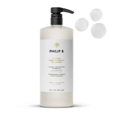 PHILIP B. GENTLE CONDITIONING SHAMPOO, UNSCENTED 32 fl oz / 947 mL