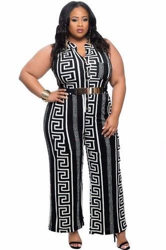 seAbito Tuta Taglie forti Grandi Curvy Formosa Cerimonia Plus Size Jumpsuit  XXXL | eBay