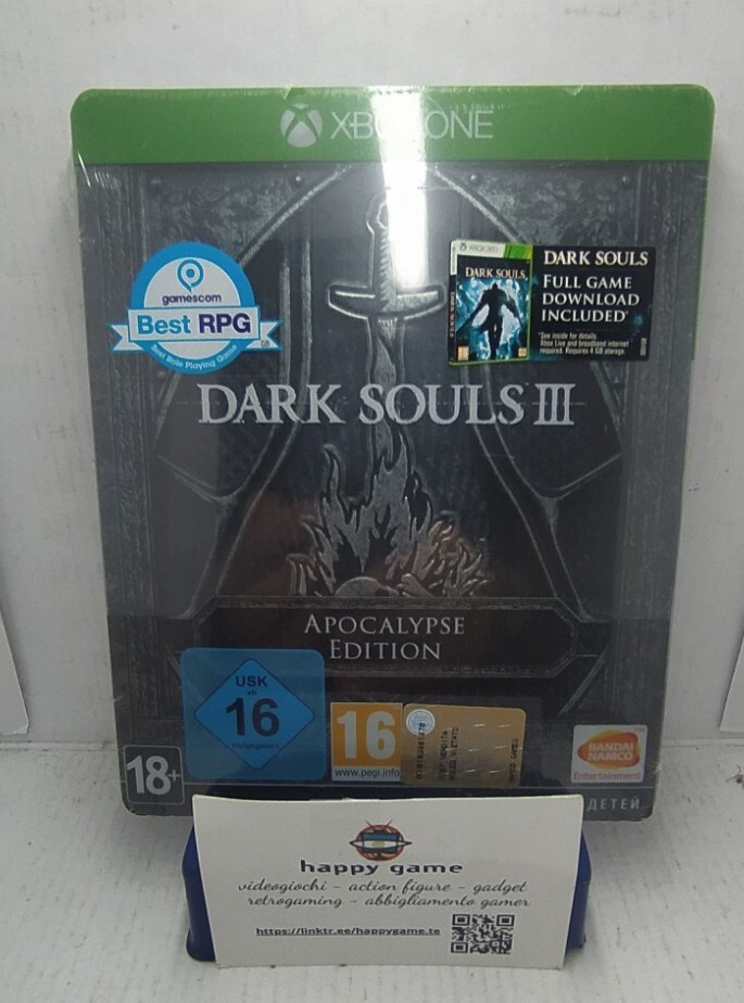 Dark Souls III Apocalypse Limited Edition RARE Pour Xbox One - Neuf Sous Blister