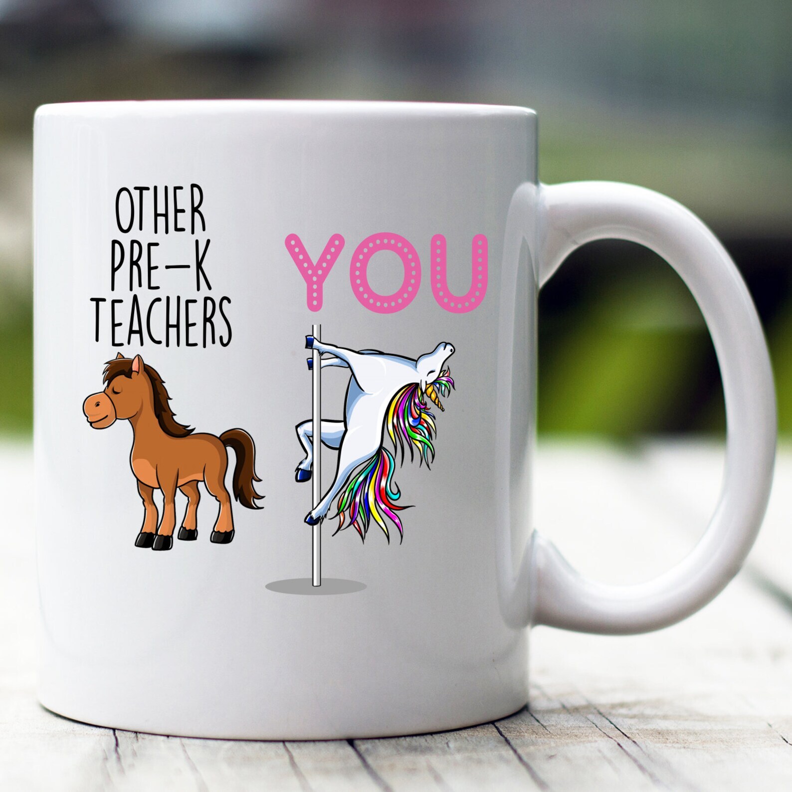 Pre K Teacher Gift Pre K Teacher Mug Pre K Teacher Funny Unicorn Mug Pre K Teach