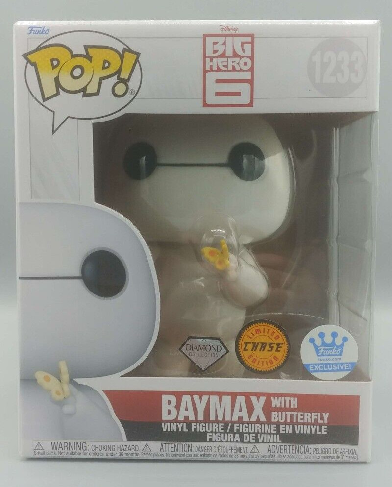 New Funko Pop! Big Hero 6 Baymax #1233 Diamond Chase Shop Exclusive Ships Now!