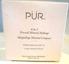 PUR MINERALS ~ 4 IN 1 PRESSED MINERAL MAKEUP ~ .28 OZ IVORY 8/2027