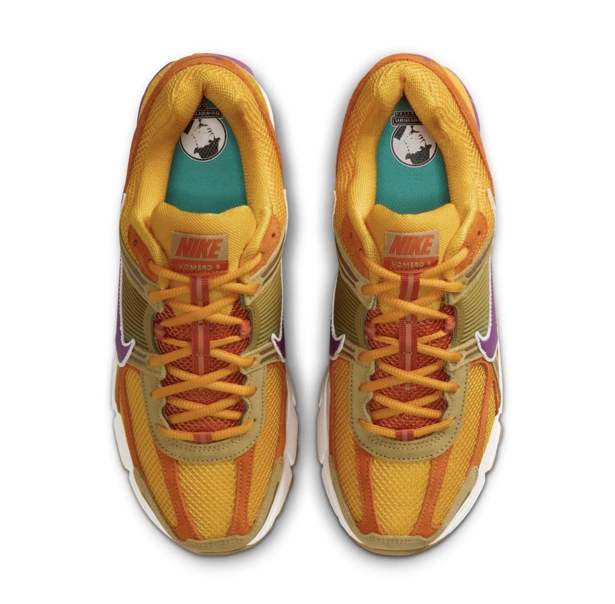 Nike Zoom Vomero 5 University Gold Viotech Shoes HF1553-702 Men's