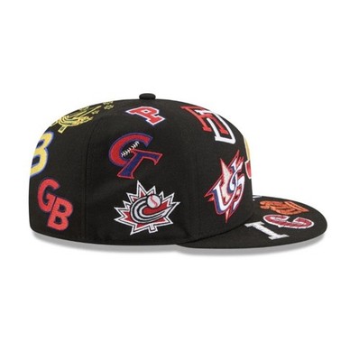 Men's New Era Black World Baseball Classic All Over 59FIFTY Fitted
