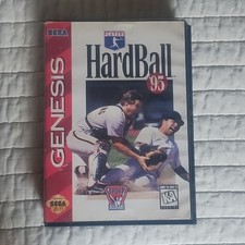 Accolade HardBall '95 Sega Genesis NTSC-U/C Baseball Sports Game w/ Manual