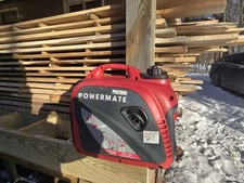 Powermate PM2000i Gas  Generator 2000 Watt   Used Once When Power Went Out 