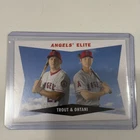 2020 Topps Archives Mike Trout / Shohei Ohtani Angels Elite Insert Card