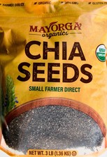 NEW Nature's Intent USDA Organic Chia Seeds Gluten-Free 40 Ounces Free Shipping
