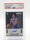 JARED MCCAIN 2024-25 PRIZM DECA ROOKIE AUTO #PDS-MCC 76ERS PSA 9 Q4244