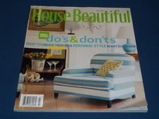 2008 JULY TRADITIONAL HOME MAGAZINE - DO'S & DON’T'S FRONT COVER - H 14063