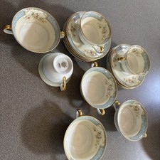 Set of 7 Noritake Bluedawn (Pattern #622) chi...