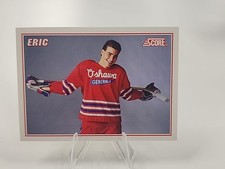 ERIC LINDROS 1990-91 SCORE HOCKEY ROOKIE OSHAWA GENERALS #B5 RC