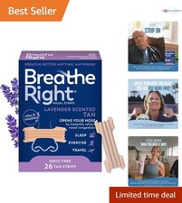 Nasal Strips Lavender Extra Strength Nasal Congestion Relief for Better Breat...