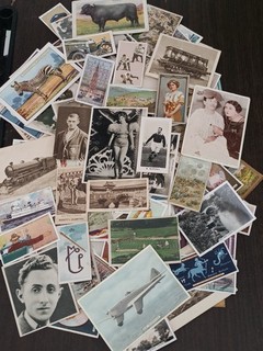 Nice Job Lot of 300 Cigarette Cards including Larger & Less Common Types G/Vg