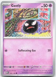 Gastly 092/165 Scarlet & Violet 151 Common