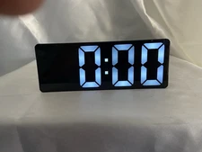 Digital Led Mirror Screen Light Electronic Alarm Clock with Temperature Sensor