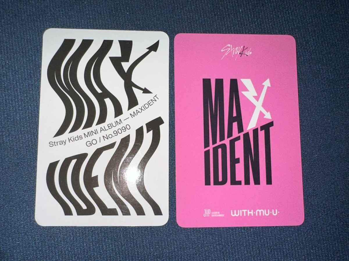STRAY KIDS OFFICIAL MAXIDENT SKZSHOP SIGNED AUTOGRAPH PHOTOCARD