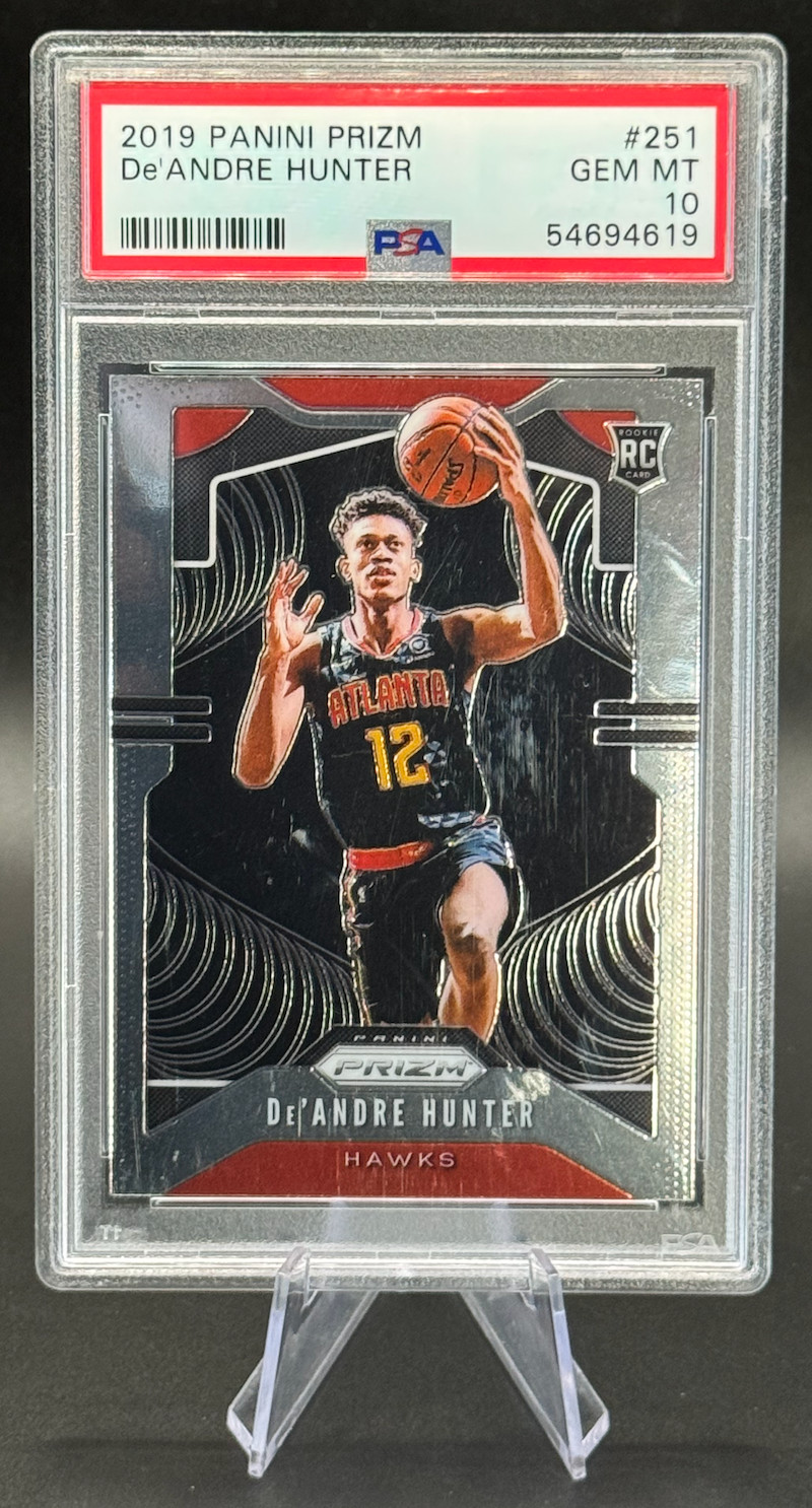 2019-20 De'Andre Hunter RC #251 Panini Prizm Rookie PSA 10 GEM MT | Cavaliers